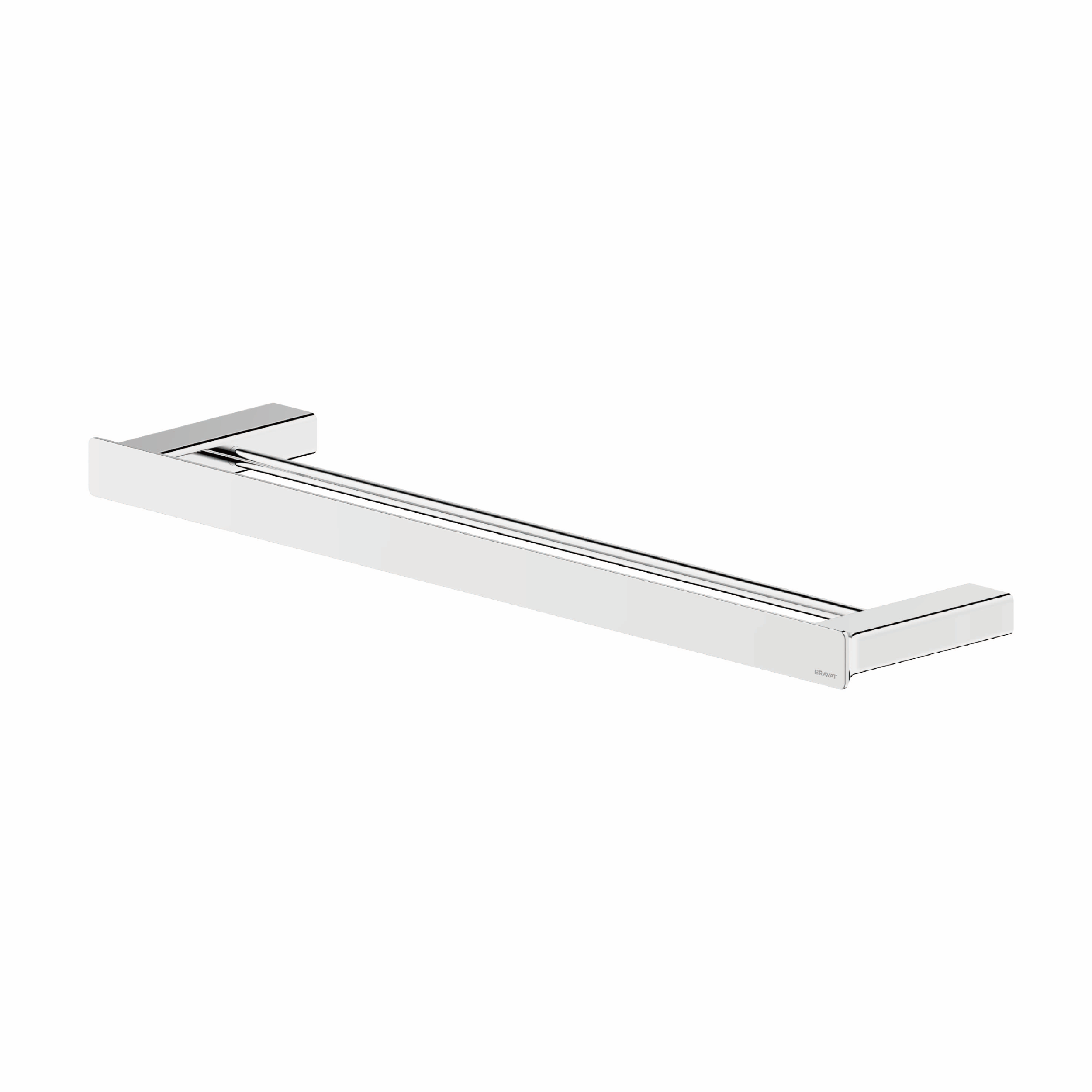 Double Towel Rail Chrome