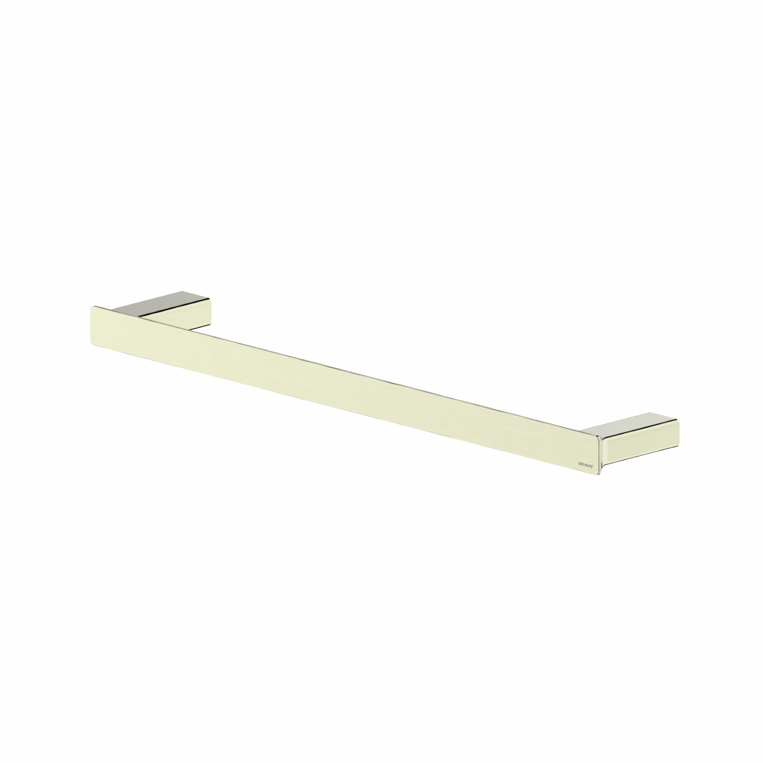 Single Towel Rail Brushed Nickel