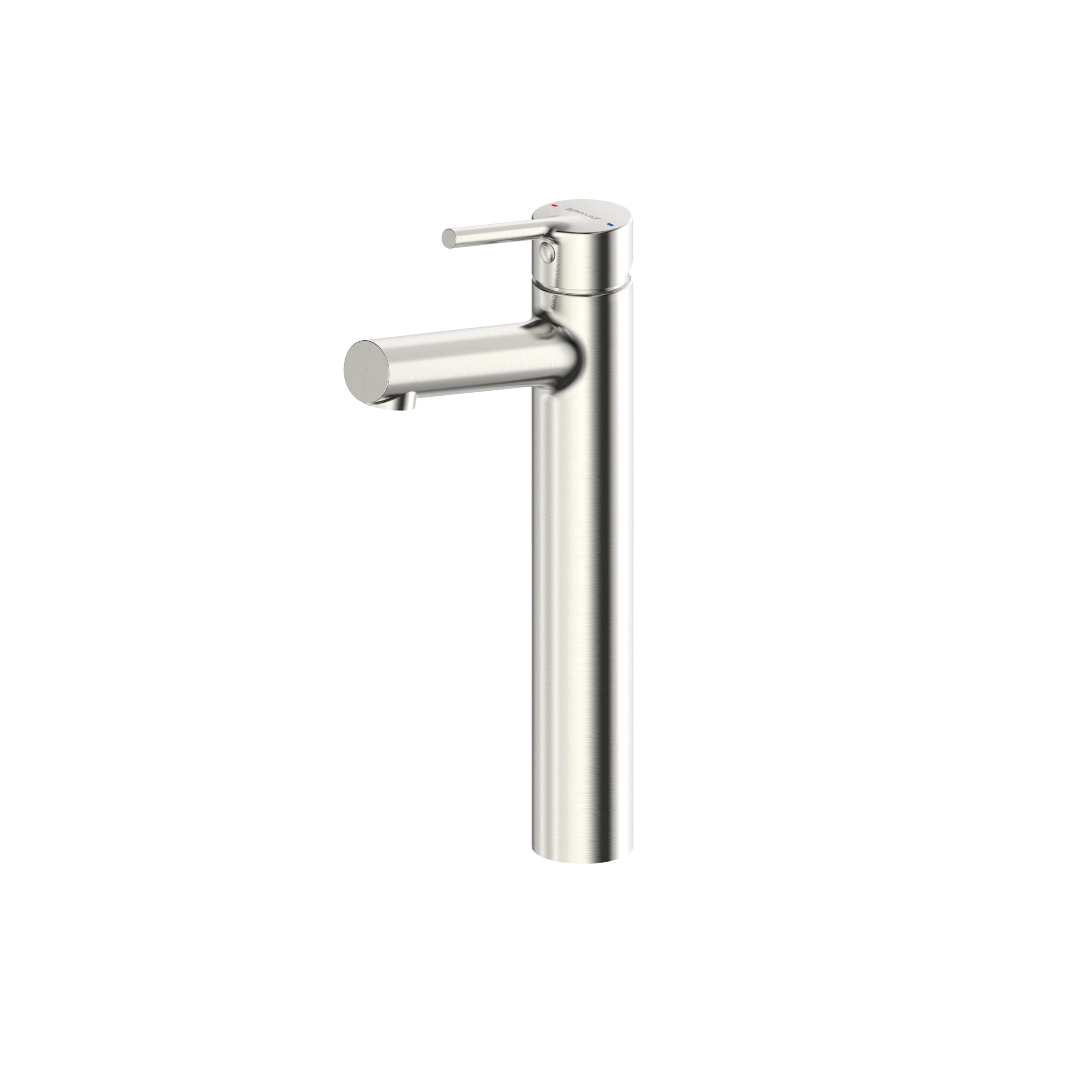 Affability High Basin Mixer Brushed Nickel