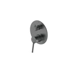 Affability Shower Mixer with Diverter Gun Metal