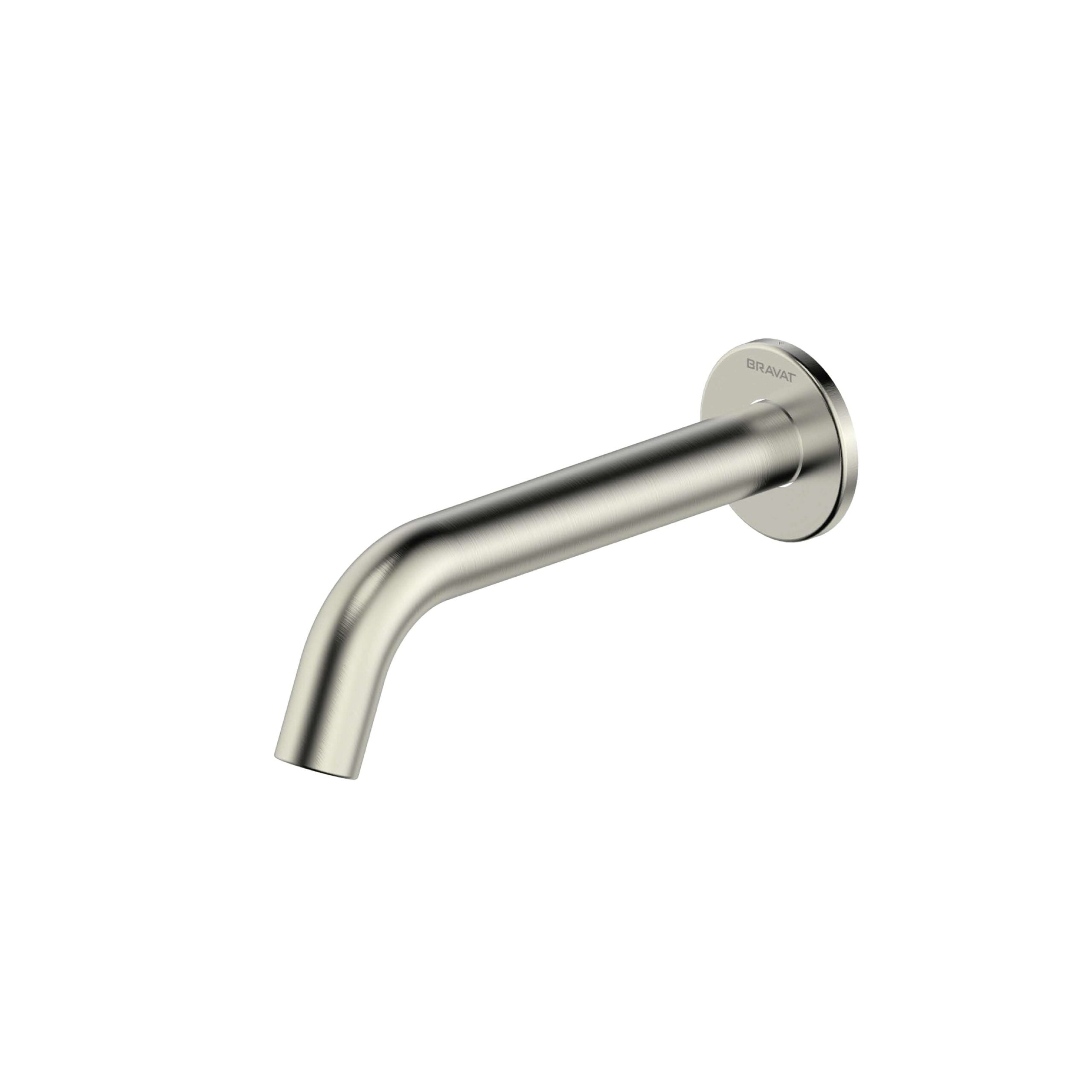 Purism Bath Spout Brushed Nickel