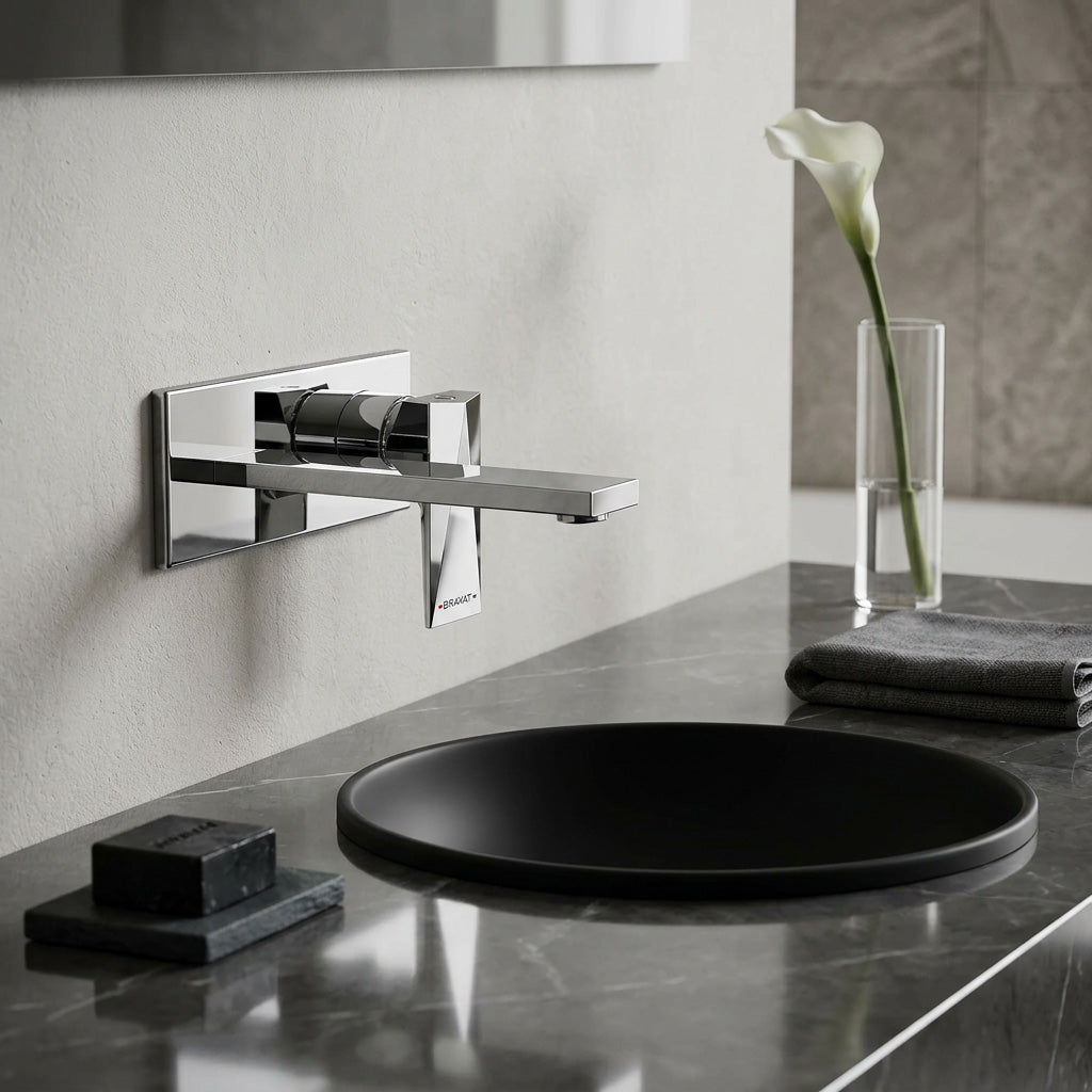 Diamond Wall Basin Mixer