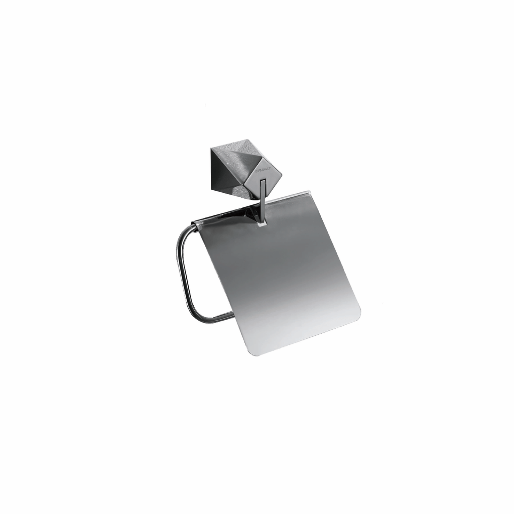 Diamond Toilet Paper Holder Chrome