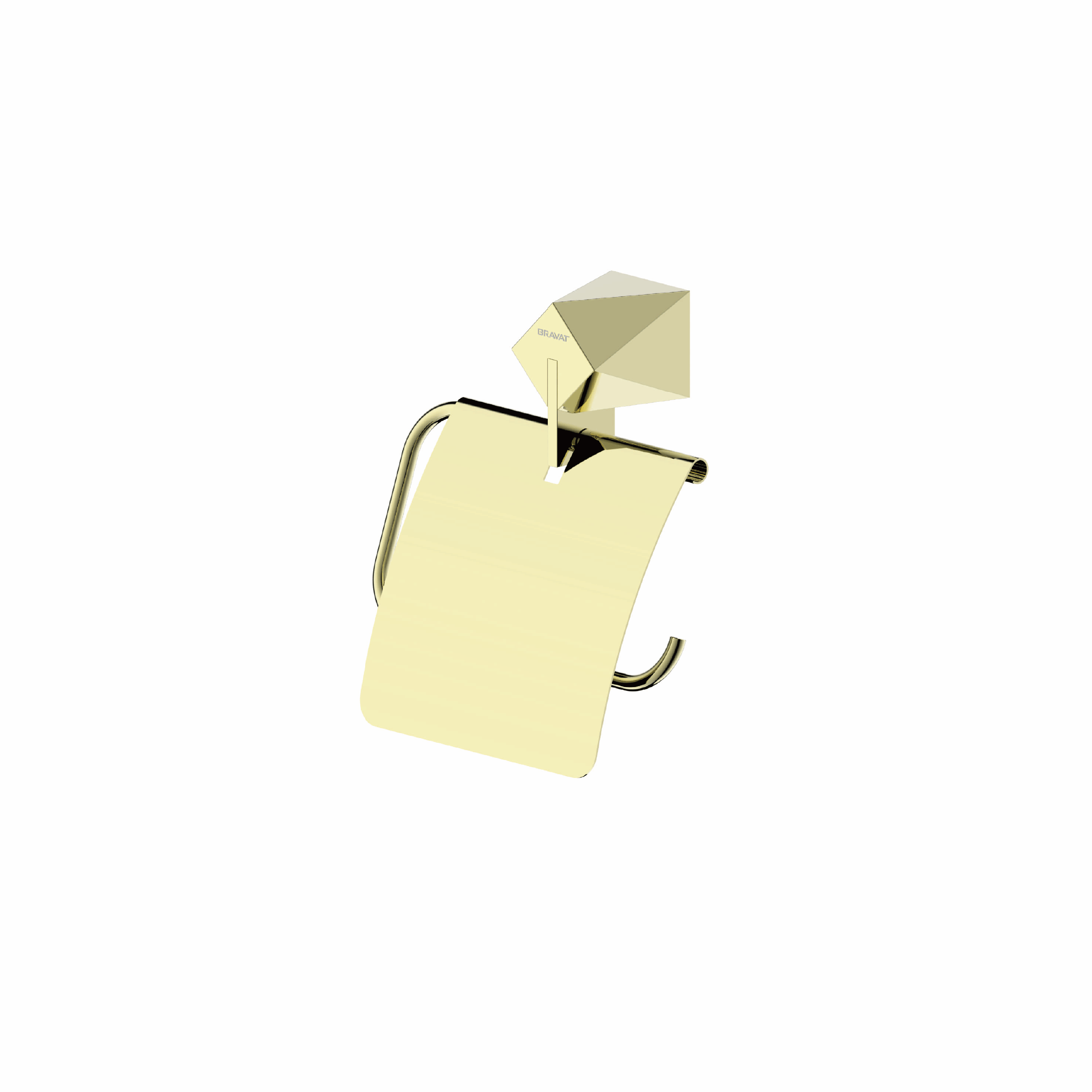 Diamond Toilet Paper Holder Gold