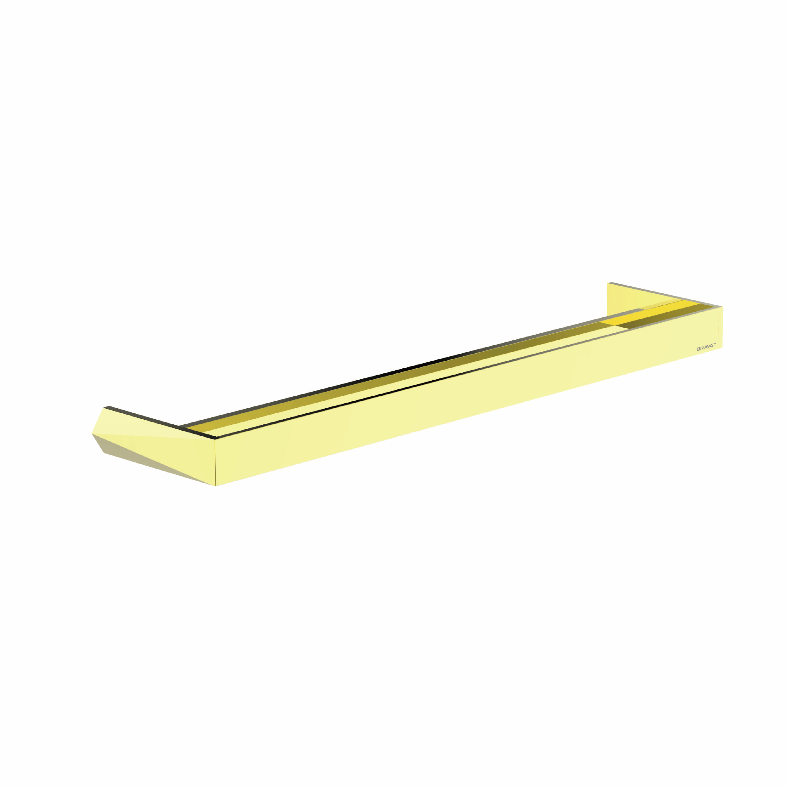 Diamond Double Towel Rail Gold