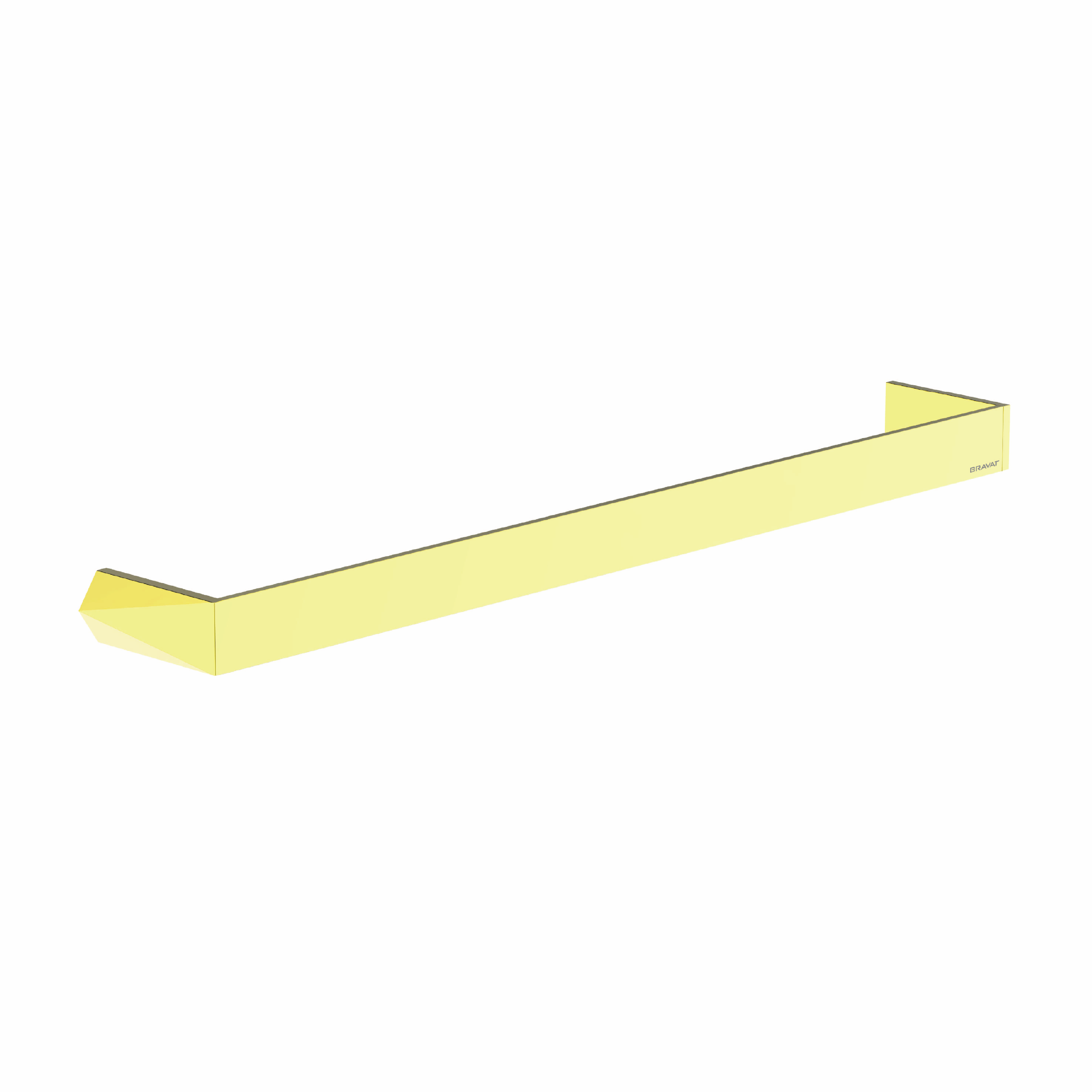Diamond Single Towel Rail Gold