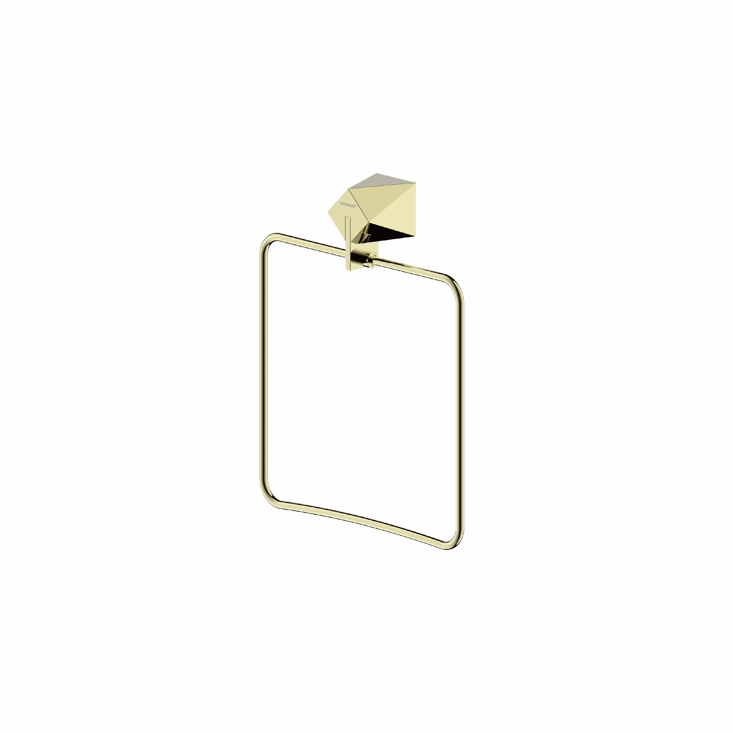 Diamond Towel Ring Gold