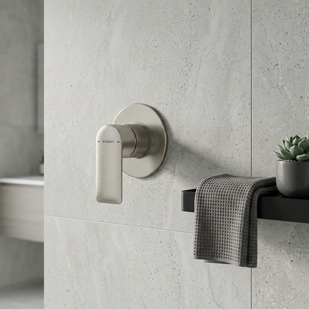 Elle Shower Mixer Brushed Nickel
