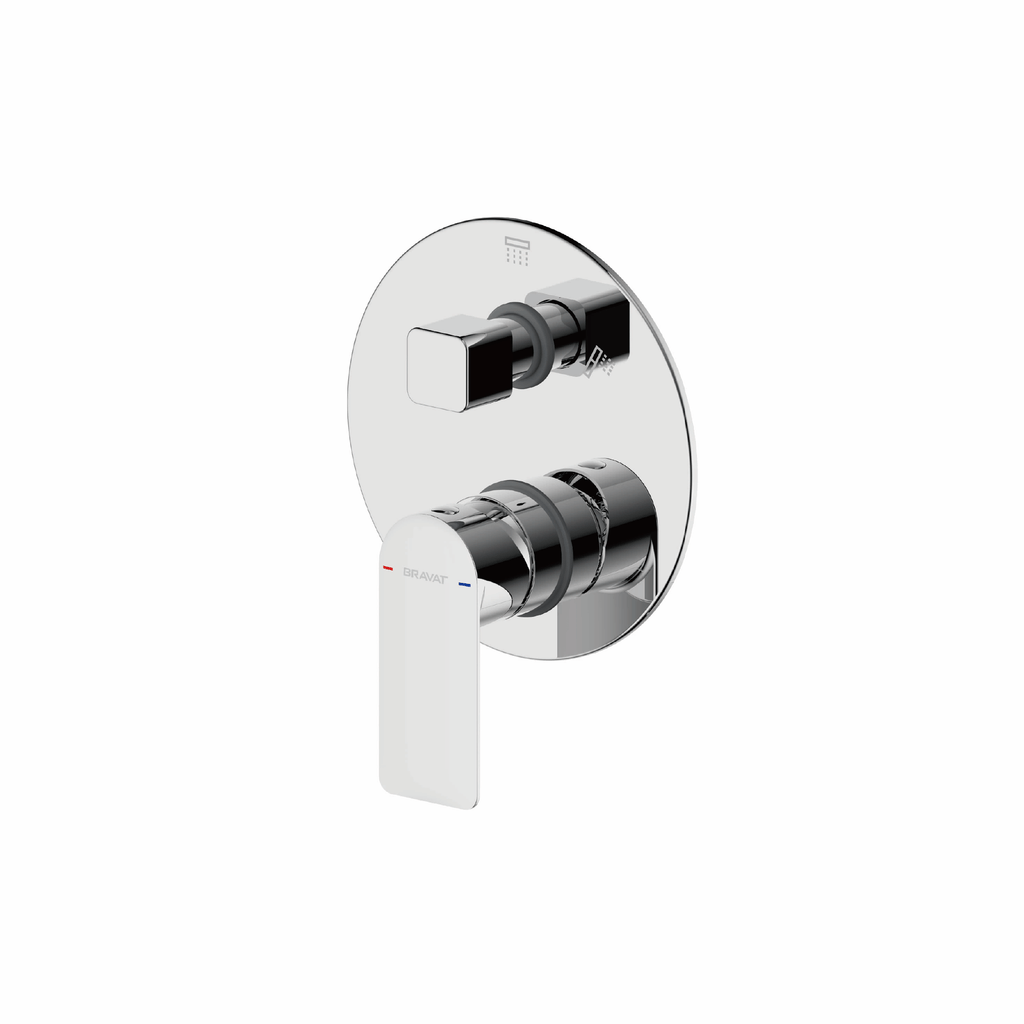 Elle Shower Mixer with Diverter Chrome