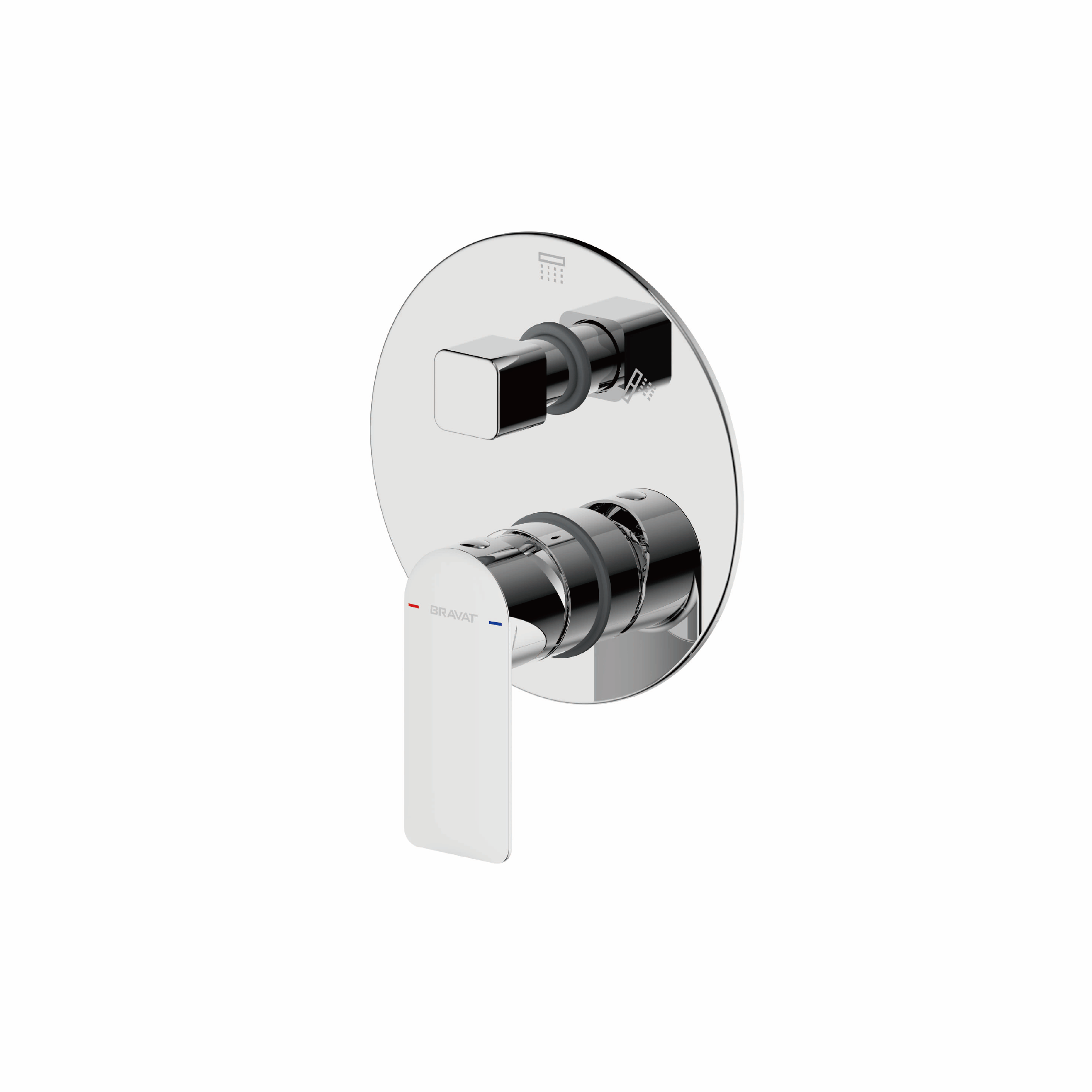 Elle Shower Mixer with Diverter Chrome