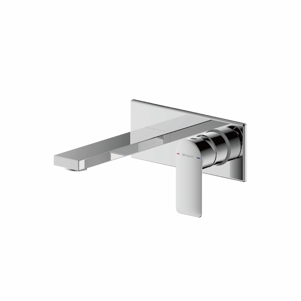 Elle Wall Basin Mixer Chrome