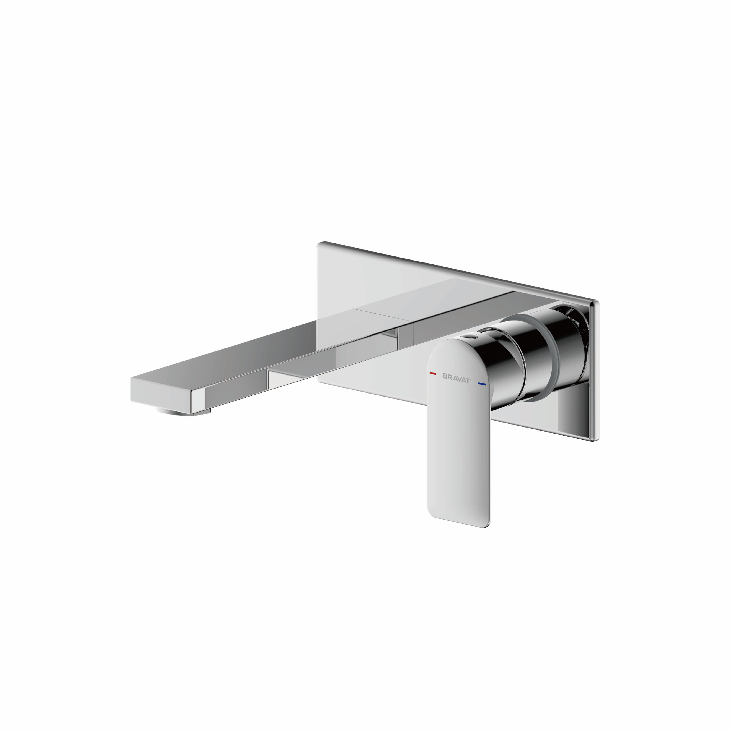 Elle Wall Basin Mixer Chrome