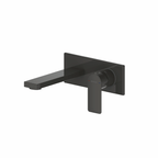 Elle Wall Basin Mixer Matte Black