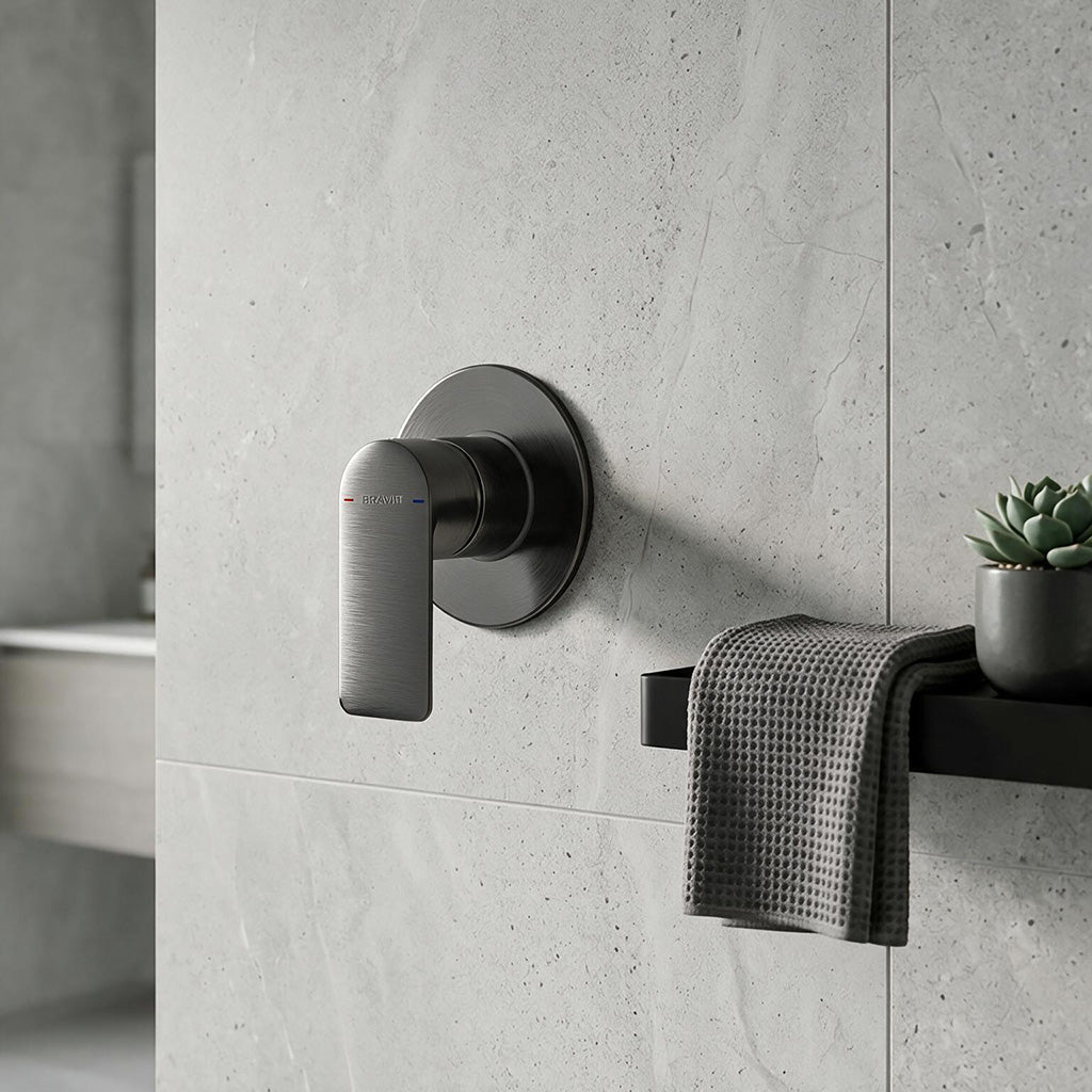 Elle Shower Mixer Gun Metal