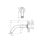 208mm Square Shower Arm