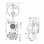 Affability Shower Mixer with Diverter