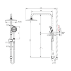 Affability Shower Combo