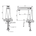 Diamond High Basin Mixer