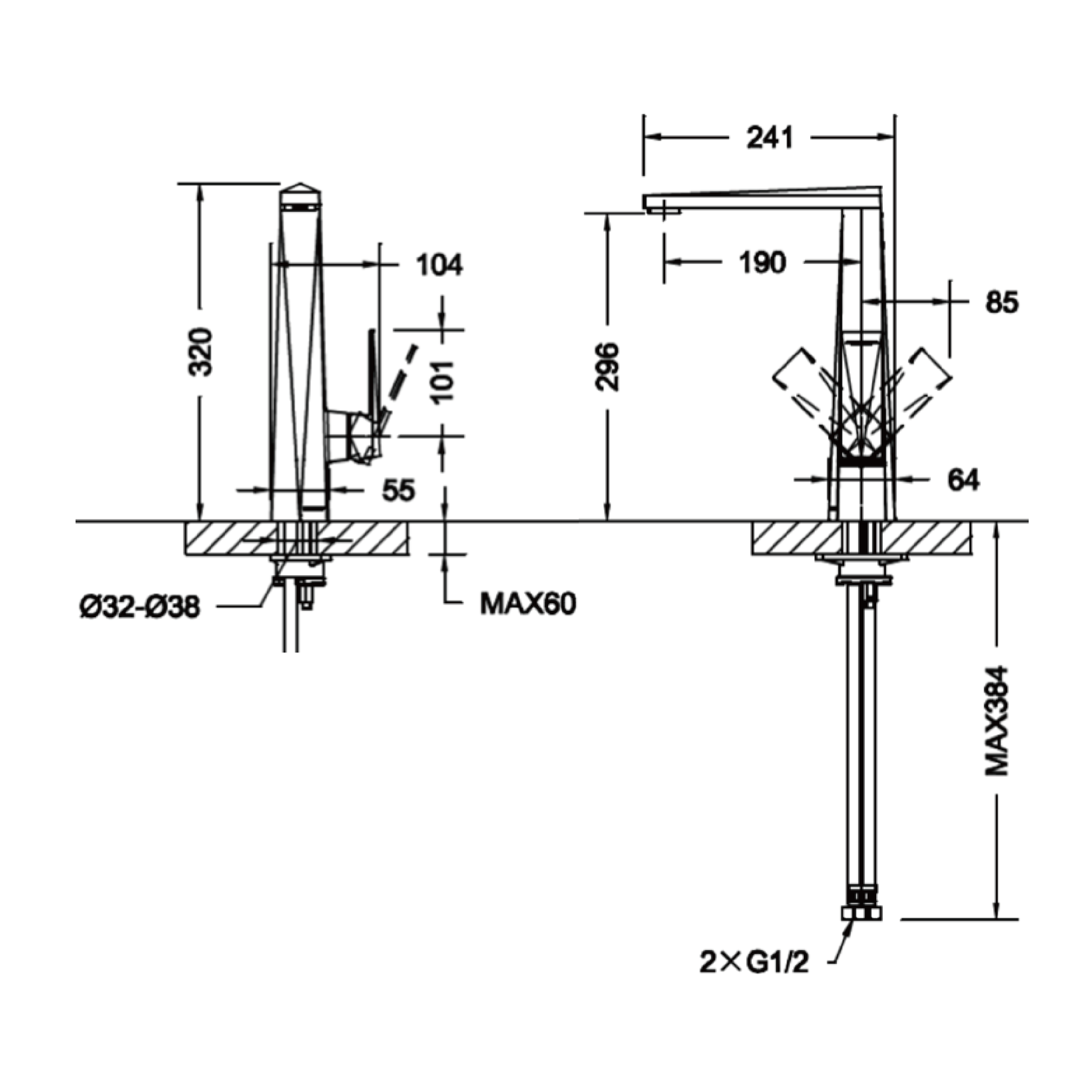 Diamond Kitchen Mixer