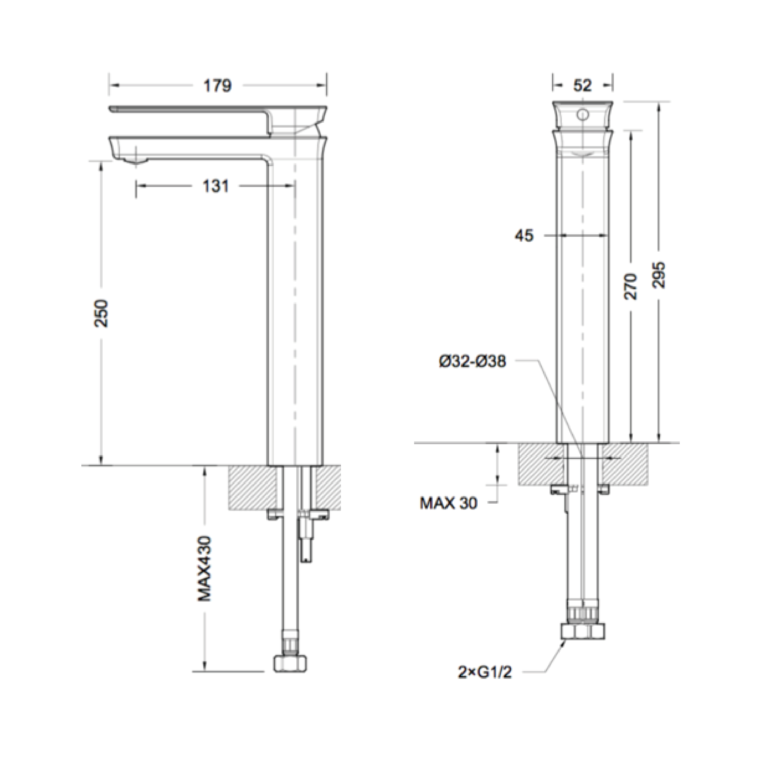 Phillis High Basin Mixer