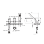 Phillis 3Pcs Bath & Shower Mixer