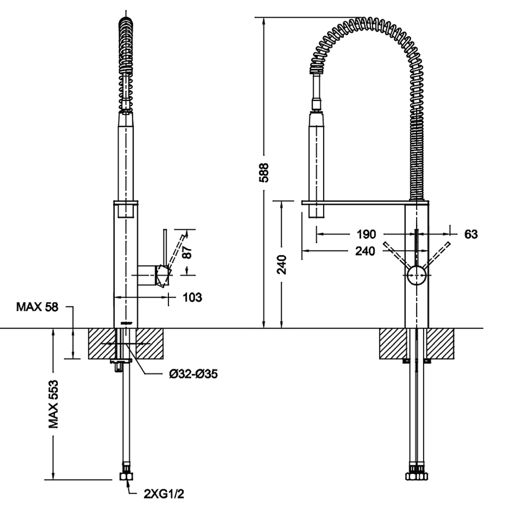 Arc Kitchen Mixer