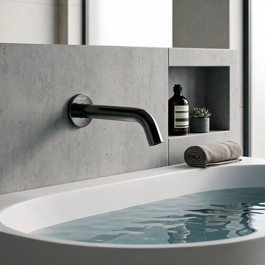 Purism Bath Spout Matte Black