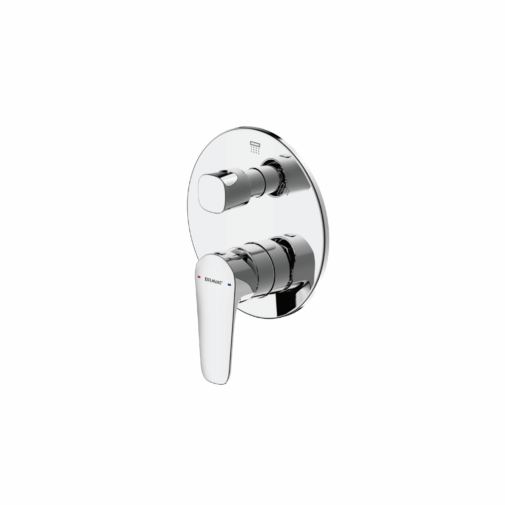 Source Shower Mixer with Diverter Chrome