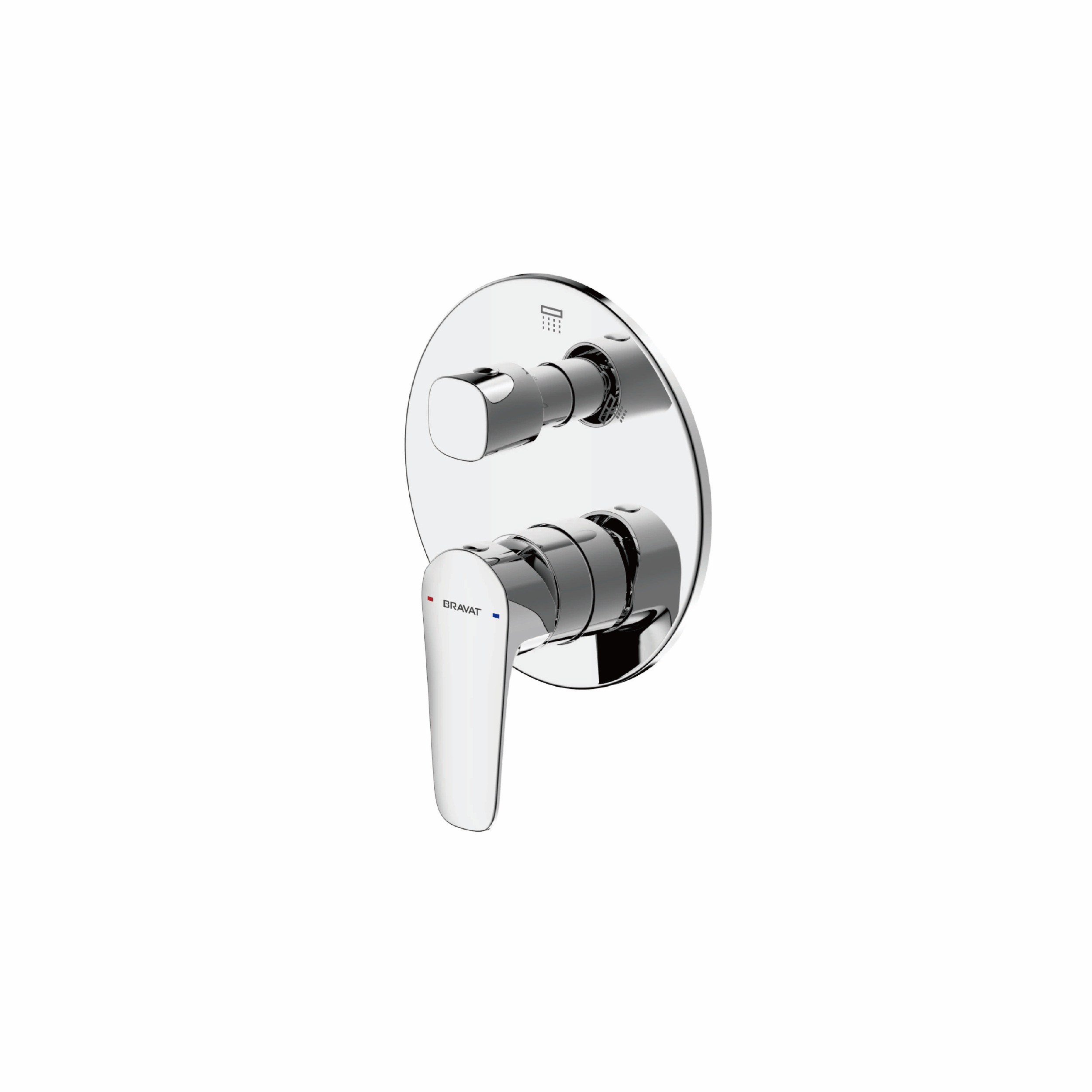 Source Shower Mixer with Diverter Chrome