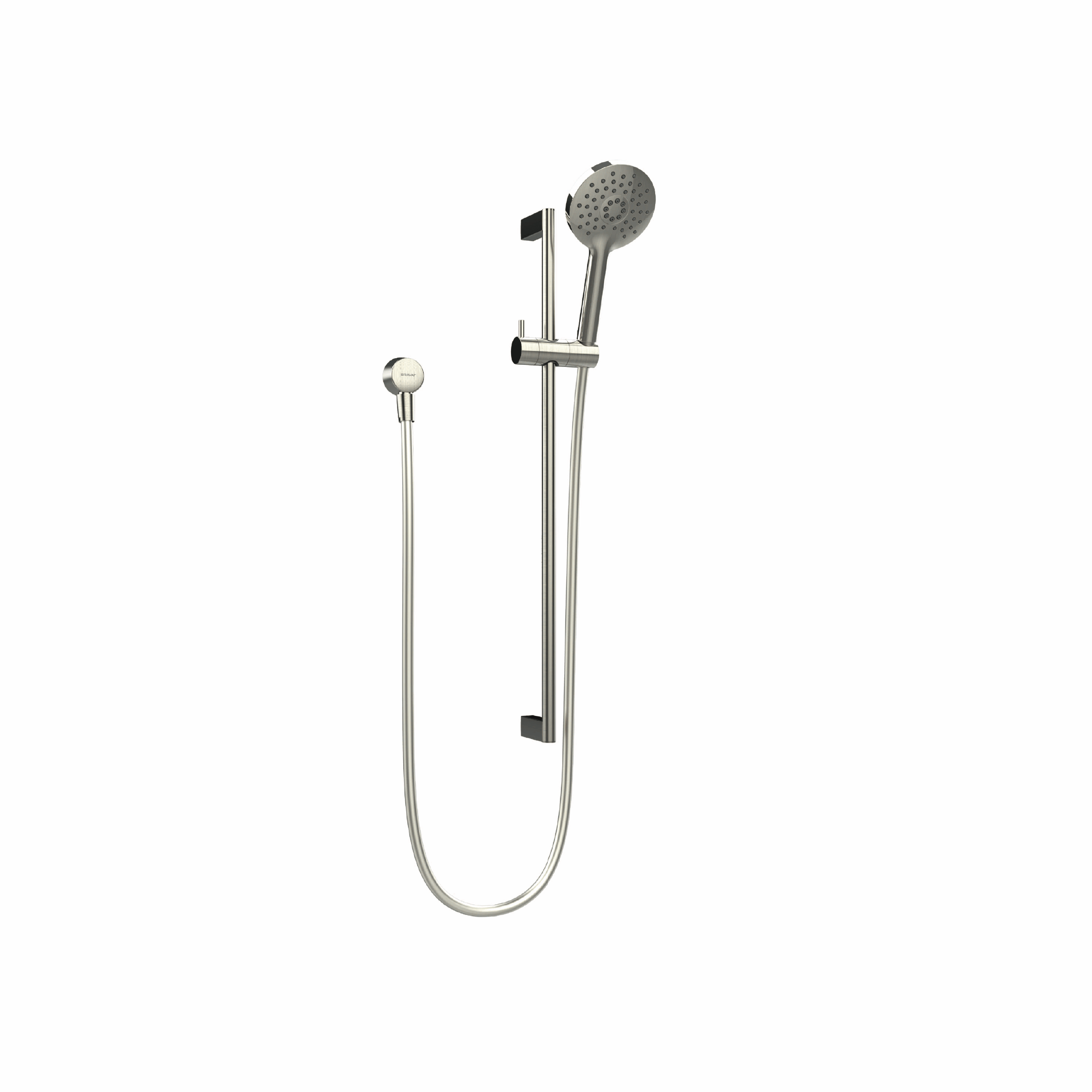 Source Shower on Rail Brushed Nickle