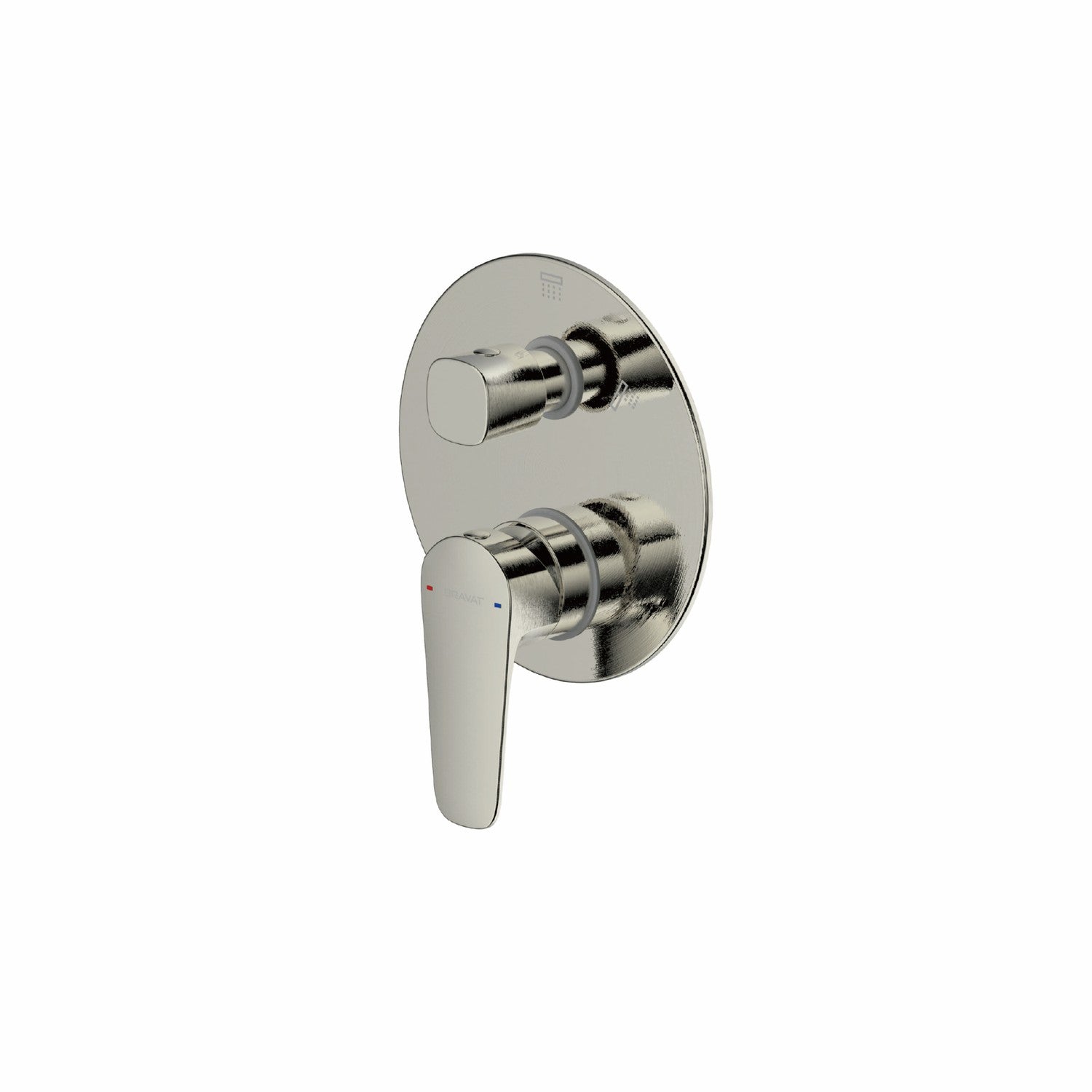 Source Shower Mixer with Diverter Brushed Brass