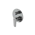 Source Shower Mixer with Diverter Gun Metal