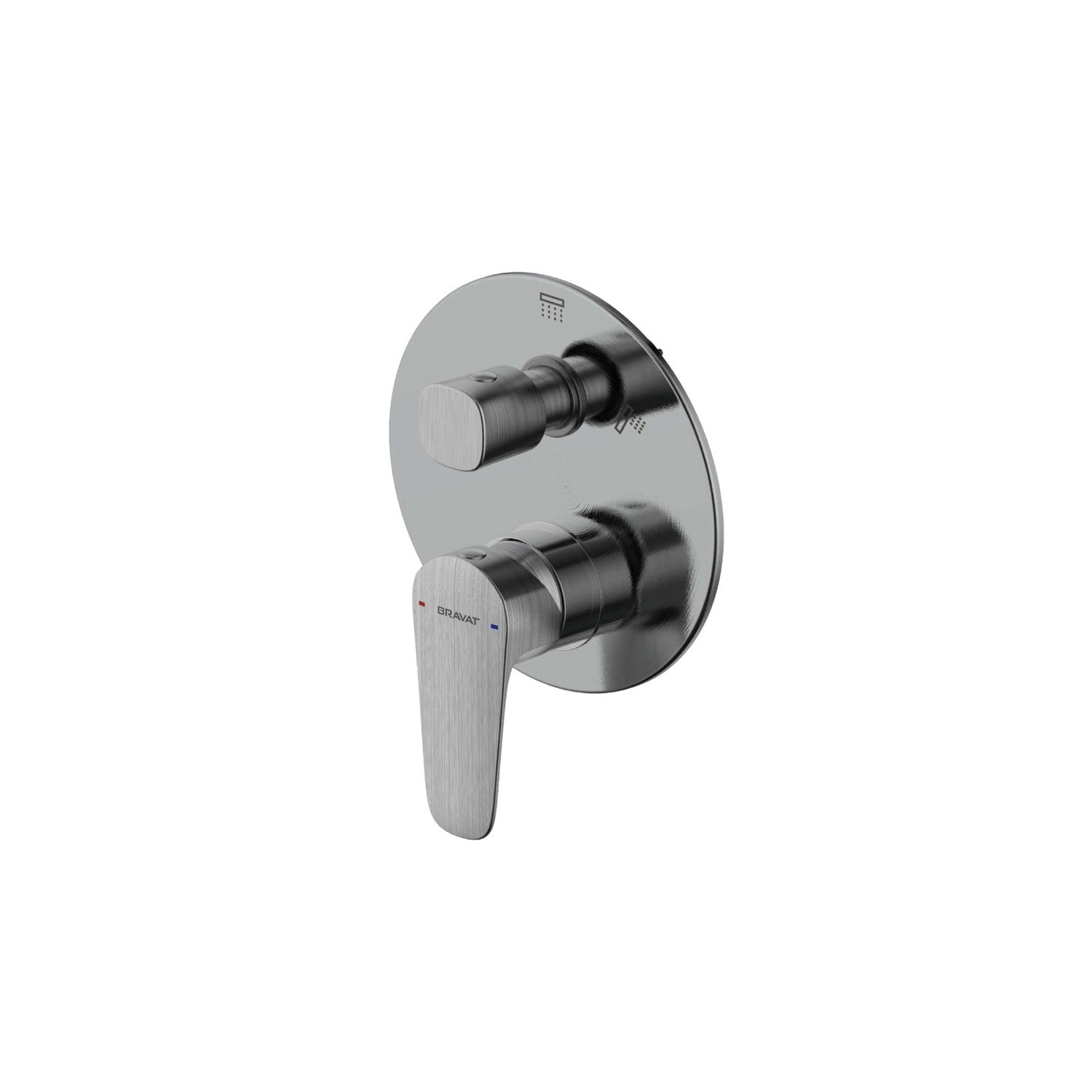 Source Shower Mixer with Diverter Gun Metal